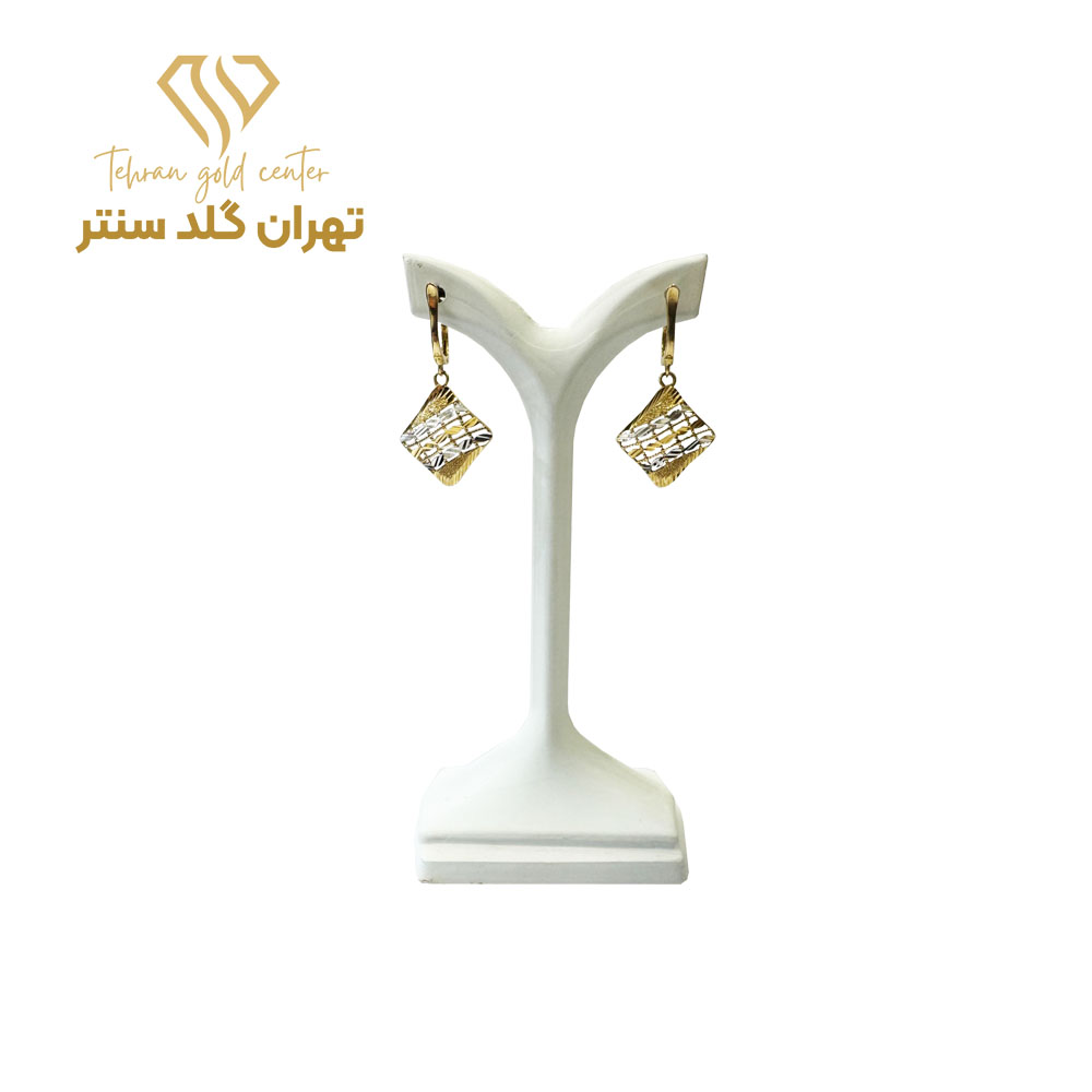 گوشواره تراش مربعی